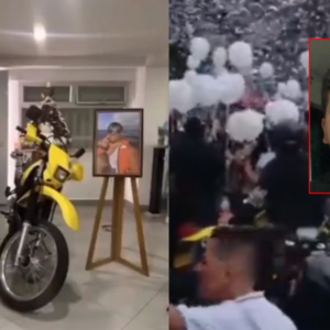 como-si-fuera-un-heroe-despidieron-a-alias-chom,-reconocido-fletero-de-medellin-que-fue-abatido-en-enfrentamiento-con-la-policia-tras-robar-una-moto.