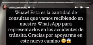 Cinthia Fernández reveló cuál será su primer trabajo como abogada cinthia-fernandez-revelo-cual-sera-su-primer-trabajo-como-abogada