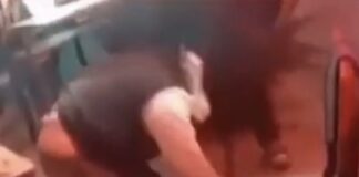 Mujer irrumpió en un colegio y atacó a cadenazos a una adolescente que discutió con su hija. mujer-irrumpio-en-un-colegio-y-ataco-a-cadenazos-a-una-adolescente-que-discutio-con-su-hija.