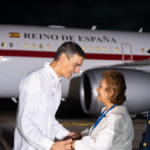 el-presidente-de-espana,-pedro-sanchez,-aterrizo-en-la-cumbre-celac-ue-en-colombia-para-el-dialogo-diplomatico-entre-los-dos-continentes