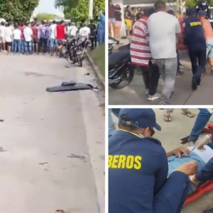 hombre-habria-atropellado-a-dos-personas-en-accidente-de-transito-en-sahagun,-cordoba:-casi-es-linchado-por-la-comunidad-al-intentar-huir