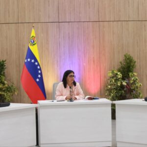 delcy-rodriguez:-no-hay-agente-externo-que-gobierne-a-venezuela