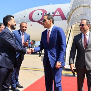 primer-ministro-de-catar-llega-a-venezuela-tras-la-oferta-de-mediacion-con-eeuu