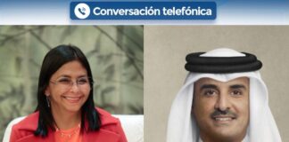 Delcy Rodríguez expresa solidaridad con Qatar tras los ataques misilísticos de Irán delcy-rodriguez-expresa-solidaridad-con-qatar-tras-los-ataques-misilisticos-de-iran