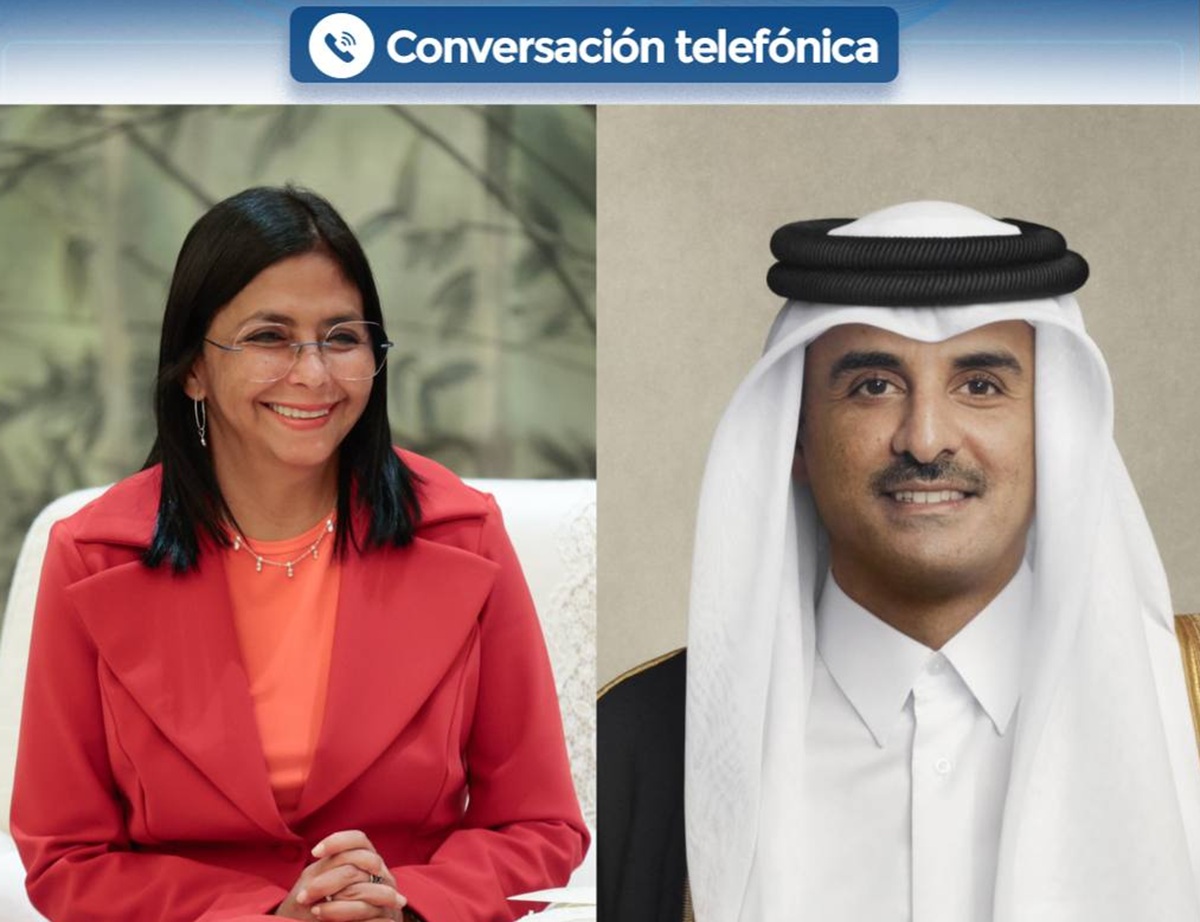 delcy-rodriguez-expresa-solidaridad-con-qatar-tras-los-ataques-misilisticos-de-iran