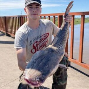 un-surubi-sorprendio-a-pescadores-en-el-puente-carretero-del-rio-salado