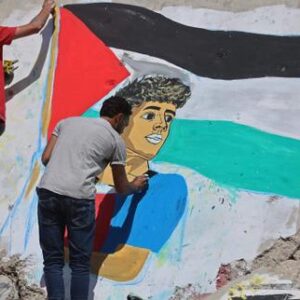 en-imagenes:-le-soutien-public-de-lamine-yamal-pour-la-palestina-inspira-a-los-artistas-gazaouis