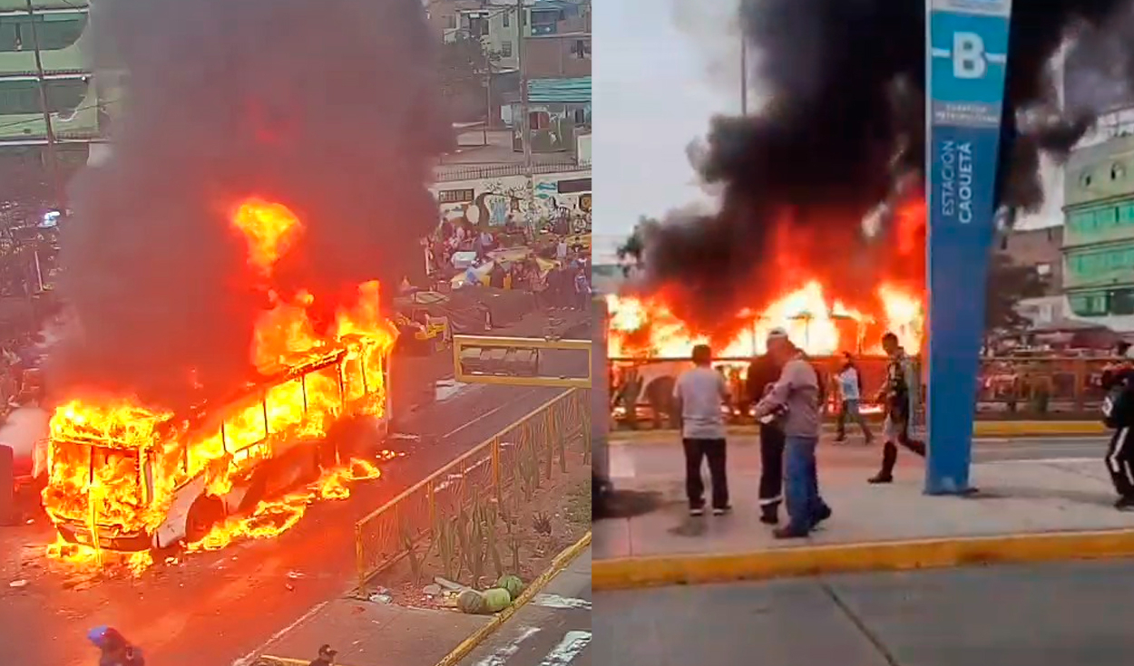 incendio-de-bus-de-transporte-publico-genera-fuerte-trafico-en-av.-caqueta-y-obstruye-via-exclusiva-del-metropolitano