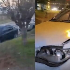 locura-en-entre-rios:-se-puso-a-manejar-una-retroexcavadora-borracho-despues-del-partido,-choco-siete-vehiculos-y-dejo-dos-heridos