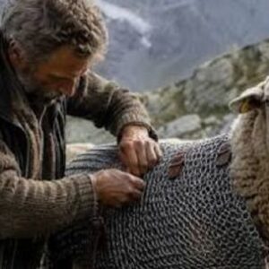un-inventor-austriaco-fabrico-una-extrana-armadura-para-proteger-a-las-ovejas-de-los-lobos