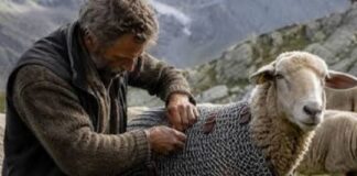 Un inventor austríaco fabricó una extraña armadura para proteger a las ovejas de los lobos un-inventor-austriaco-fabrico-una-extrana-armadura-para-proteger-a-las-ovejas-de-los-lobos