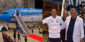 World Cup squad arrives in Argentina with muted mood despite fan acclaim world-cup-squad-arrives-in-argentina-with-muted-mood-despite-fan-acclaim