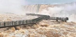 Por la gran crecida del río cierran la Garganta del Diablo por tiempo indeterminado por-la-gran-crecida-del-rio-cierran-la-garganta-del-diablo-por-tiempo-indeterminado