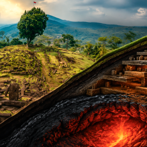 lo-hallado-bajo-esta-piramide-desconcierta-a-cientificos:-un-nucleo-de-lava-y-estructuras-prehistoricas-desafian-decadas-de-estudios.