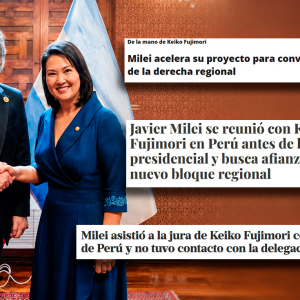 “milei-busca-ser-el-lider-de-la-derecha-regional”-tras-reunirse-con-keiko-fujimori:-asi-reacciona-la-prensa-argentina-a-la-investidura