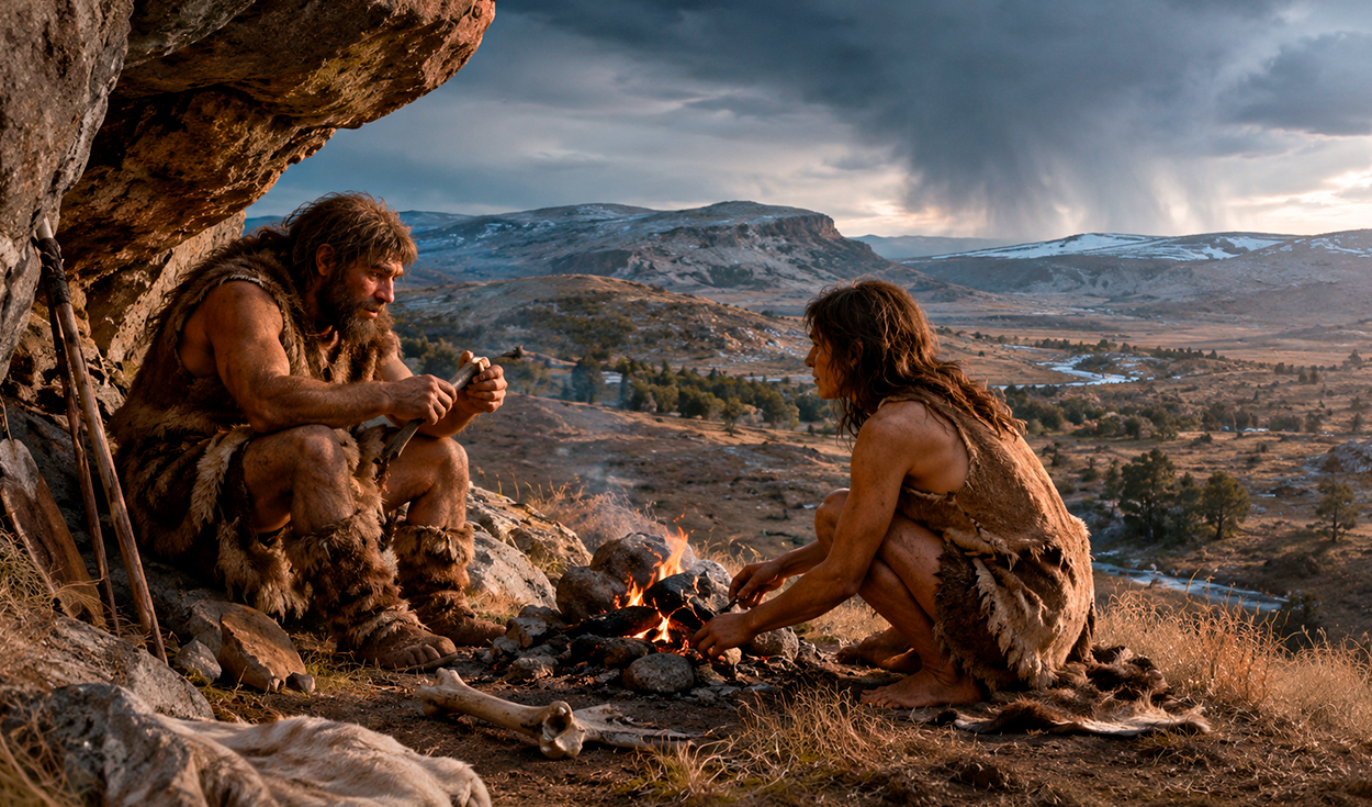 lo-que-descubrio-los-cientificos-sobre-los-neandertales-deja-sin-palabras:-el-cambio-climatico-los-llevo-al-canibalismo