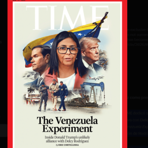delcy-rodriguez-en-portada-de-time:-paso-de-aliada-de-maduro-a-representante-de-trump