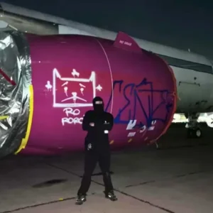 vulneraron-seguridad:-detienen-a-dos-grafiteros-por-vandalizar-avion