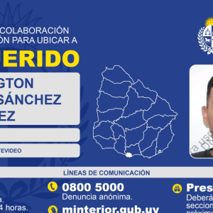 interior-difundio-la-foto-de-washington-matias-sanchez-gonzalez,-buscado-por-balear-a-dos-policias-durante-una-rapina-a-un-residencial