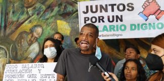 Protesta de la Coalición Sindical en La Carlota rechaza secretismo del diálogo entre las dos AN protesta-de-la-coalicion-sindical-en-la-carlota-rechaza-secretismo-del-dialogo-entre-las-dos-an