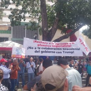 movimientos-de-izquierda-protestan-en-caracas-contra-delcy-rodriguez-y-el-tutelaje-de-eeuu