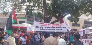 Movimientos de izquierda protestan en Caracas contra Delcy Rodríguez y el tutelaje de EEUU movimientos-de-izquierda-protestan-en-caracas-contra-delcy-rodriguez-y-el-tutelaje-de-eeuu