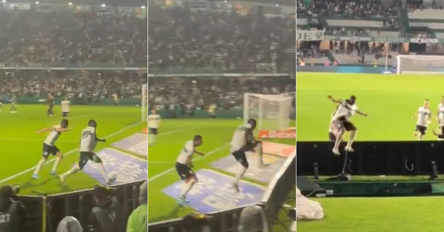 fue-a-festejar-un-gol-y-cayo-al-vacio:-el-escalofriante-video