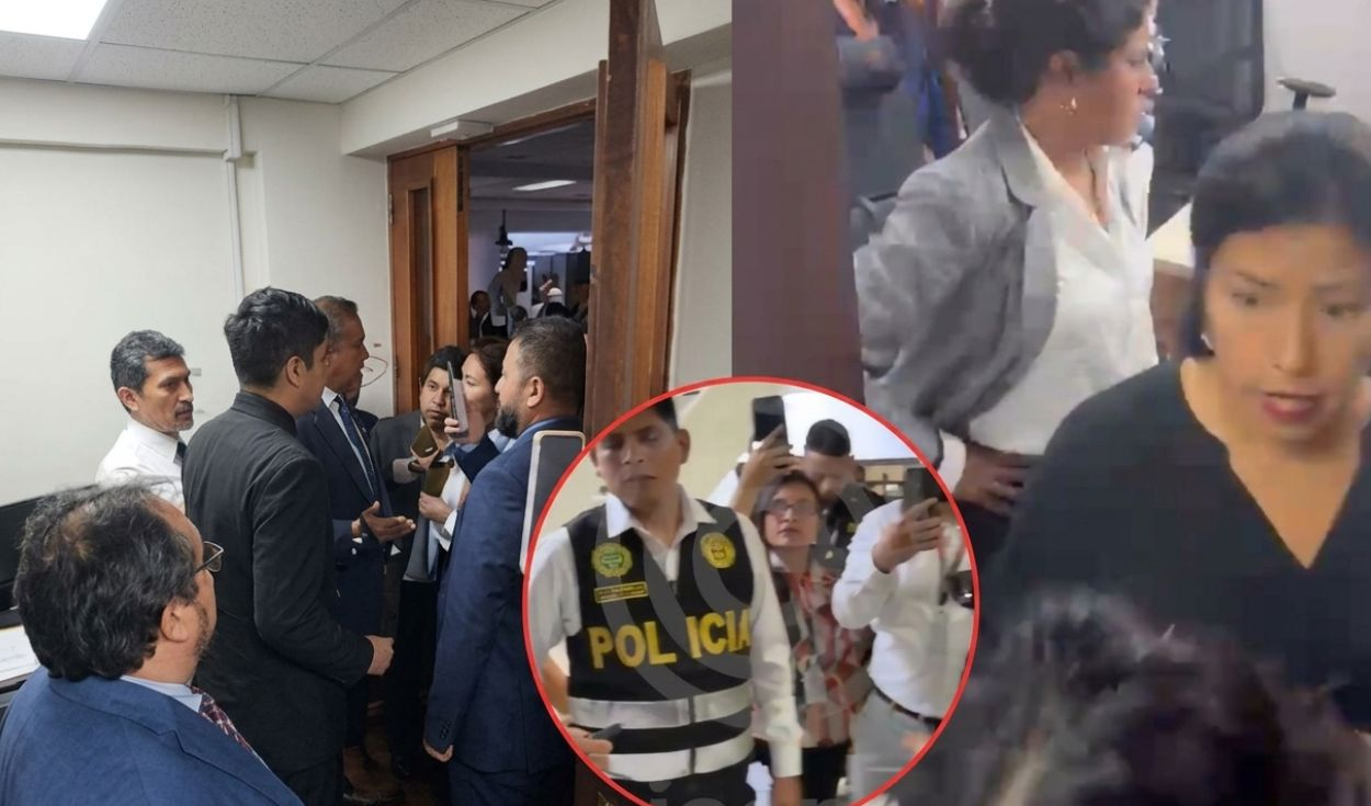 ahora-nacion-y-fuerza-popular-protagonizan-disputa-por-oficinas-en-el-congreso:-policia-ingreso-a-las-instalaciones