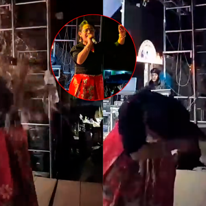 agreden-en-el-rostro-con-botella-de-vidrio-a-cantante-folclorica-durante-concierto-en-ayacucho