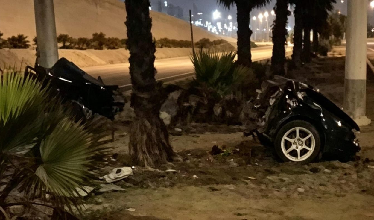 tragedia-en-la-costa-verde:-automovil-queda-partido-en-dos-tras-chocar-contra-poste-y-deja-una-mujer-fallecida-en-san-miguel