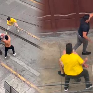 violenta-pelea-entre-cuatro-hombres-comenzo-porque-no-dejaron-pasar-a-un-camion-de-helados-en-surquillo:-“esperaron-como-una-hora”