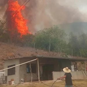 en-una-vereda-del-tolima-el-fuego-se-reavivo,-estuvo-cerca-de-alcanzar-viviendas-y-las-familias-escaparon-milagrosamente-de-las-llamas