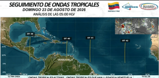 Tres ondas tropicales atravesarán Venezuela desde hoy hasta el próximo fin de semana tres-ondas-tropicales-atravesaran-venezuela-desde-hoy-hasta-el-proximo-fin-de-semana